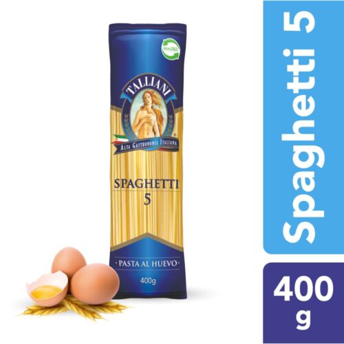 Pasta spaghetti n°5 al huevo Talliani 400 g