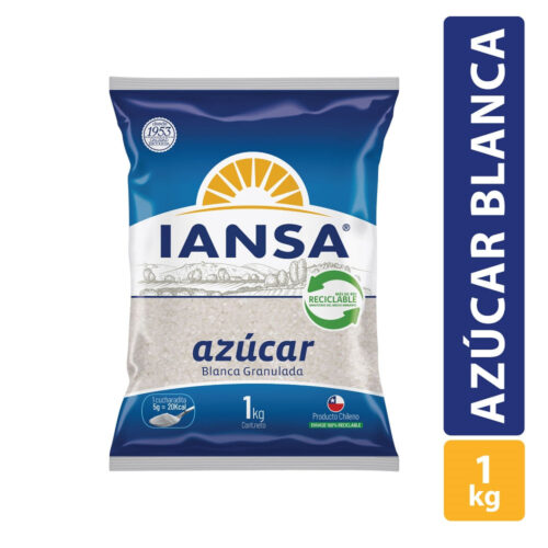 Azúcar blanca granulada Iansa 1 kg