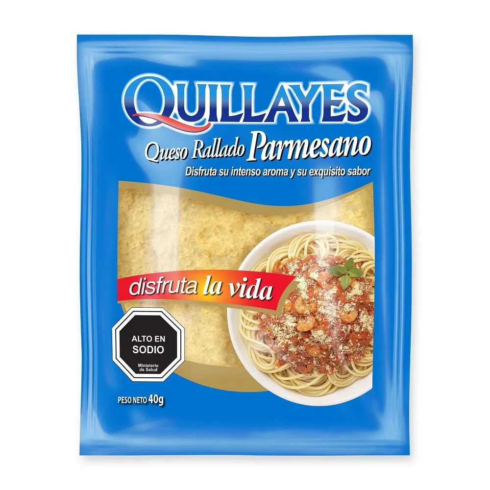Queso rallado parmesano Quillayes 40 g