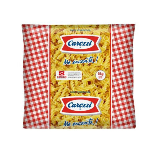Fideos espiral Carozzi 5 kg