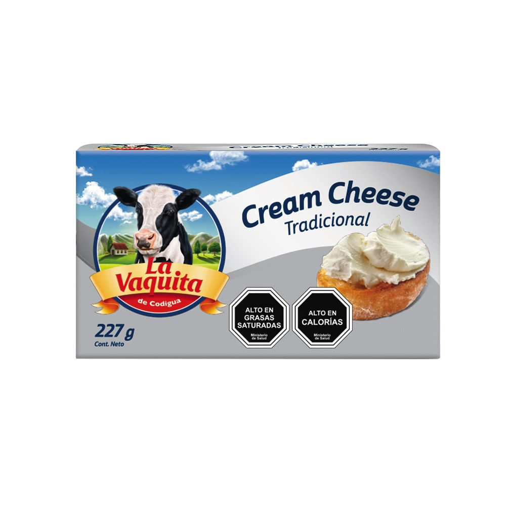 Queso crema pan La vaquita 227 g