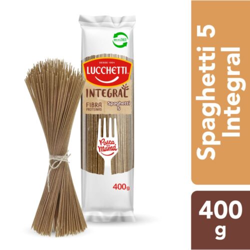Pasta spaghetti n°5 integral Lucchetti 400 g
