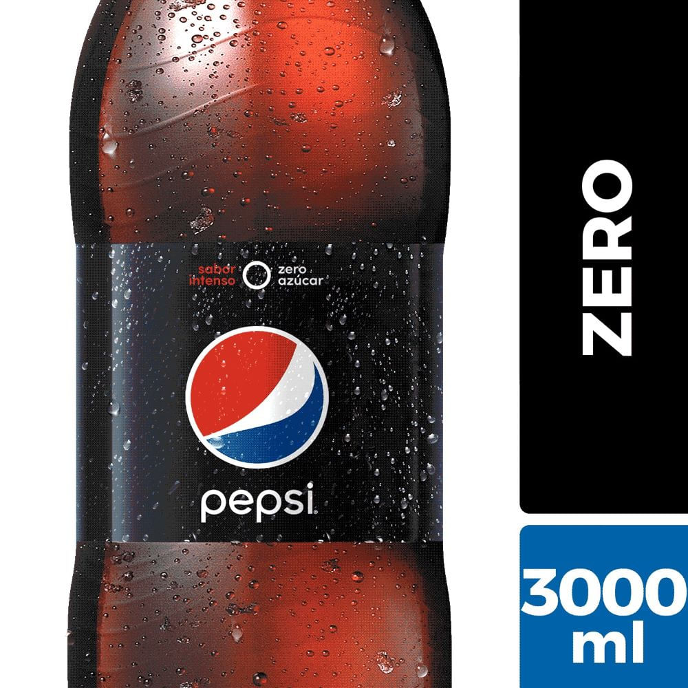 Bebida zero desechable Pepsi 3 L