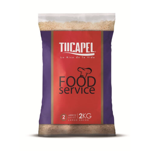 Arroz food service Tucapel grado 2 nacional 2 Kg