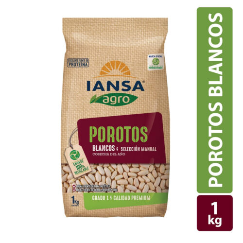Porotos blancos Iansa agro 1 kg