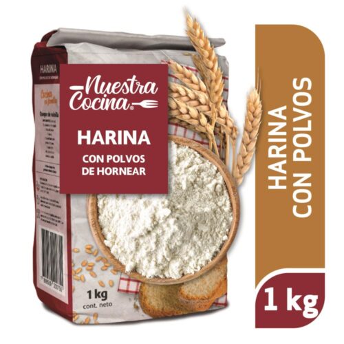 Harina con polvos Nuestra cocina 1kg