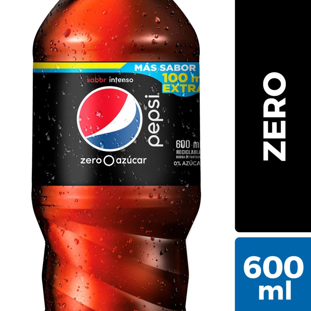 Bebida zero desechable Pepsi 600 ml