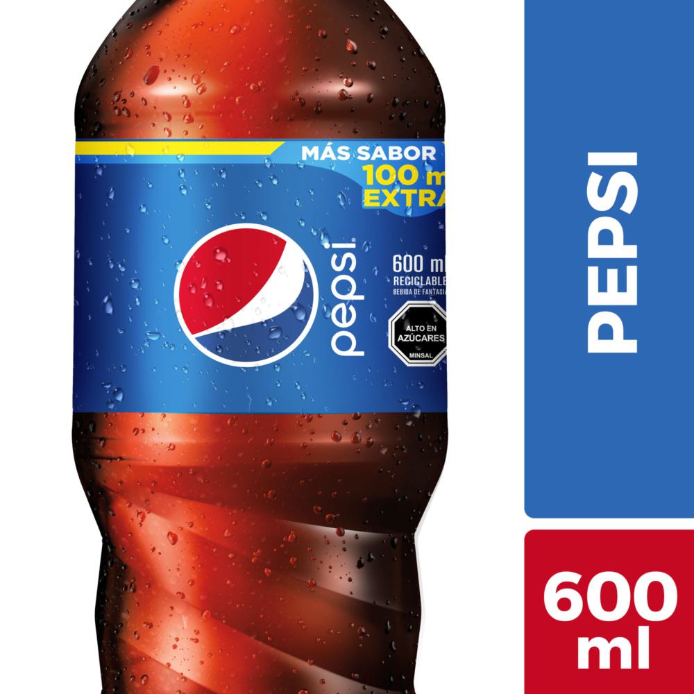 Bebida desechable Pepsi 600 ml