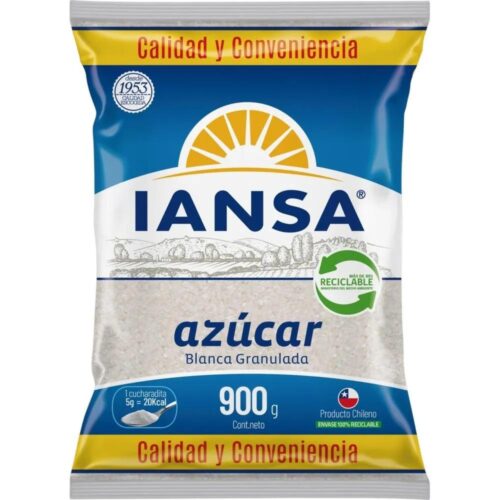 Azúcar granulada bolsa Iansa 900 g
