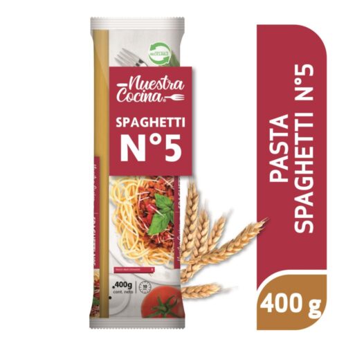 Pasta spaghetti n°5 Nuestra cocina 400 g