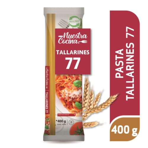 Pasta tallarines 77 Nuestra cocina 400 g
