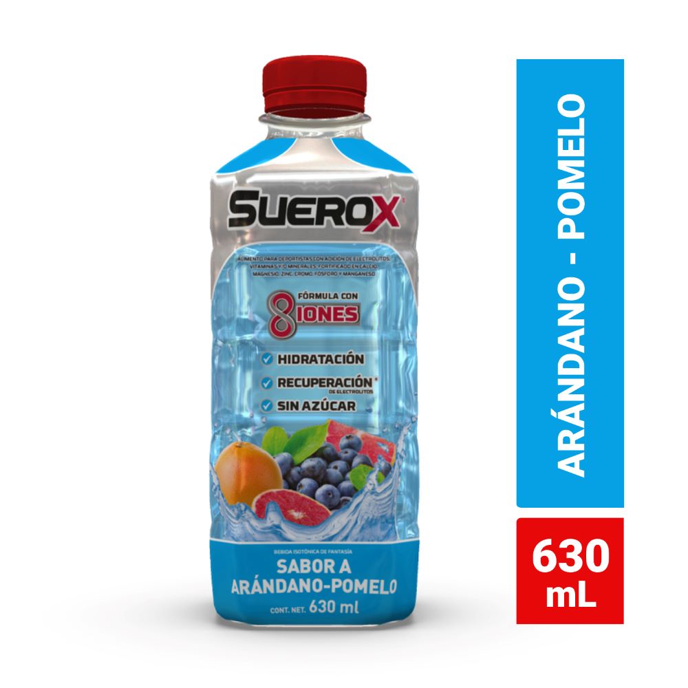 Bebida isotónica Suerox arándano pomelo 630 ml