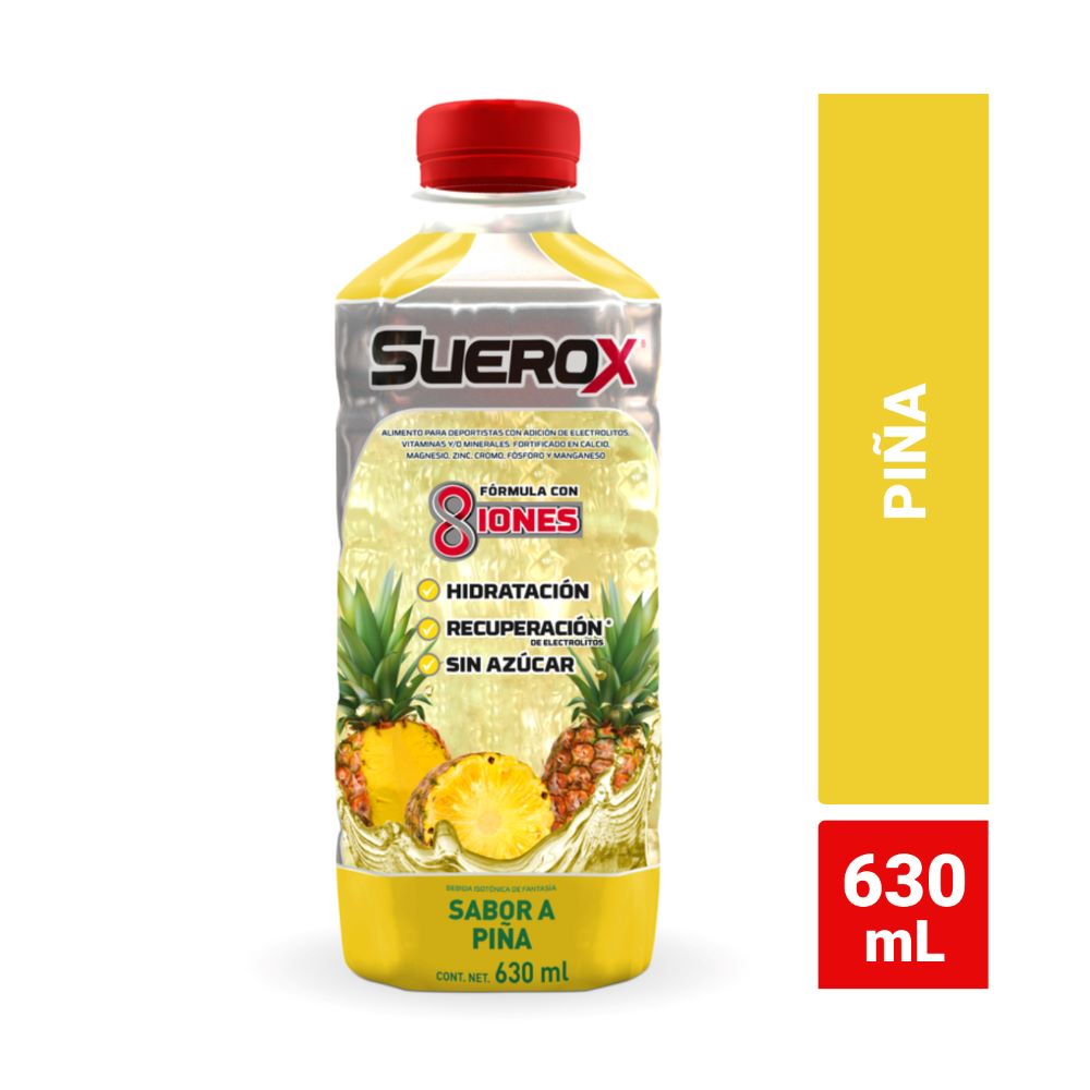 Bebida isotónica piña Suerox 630 ml
