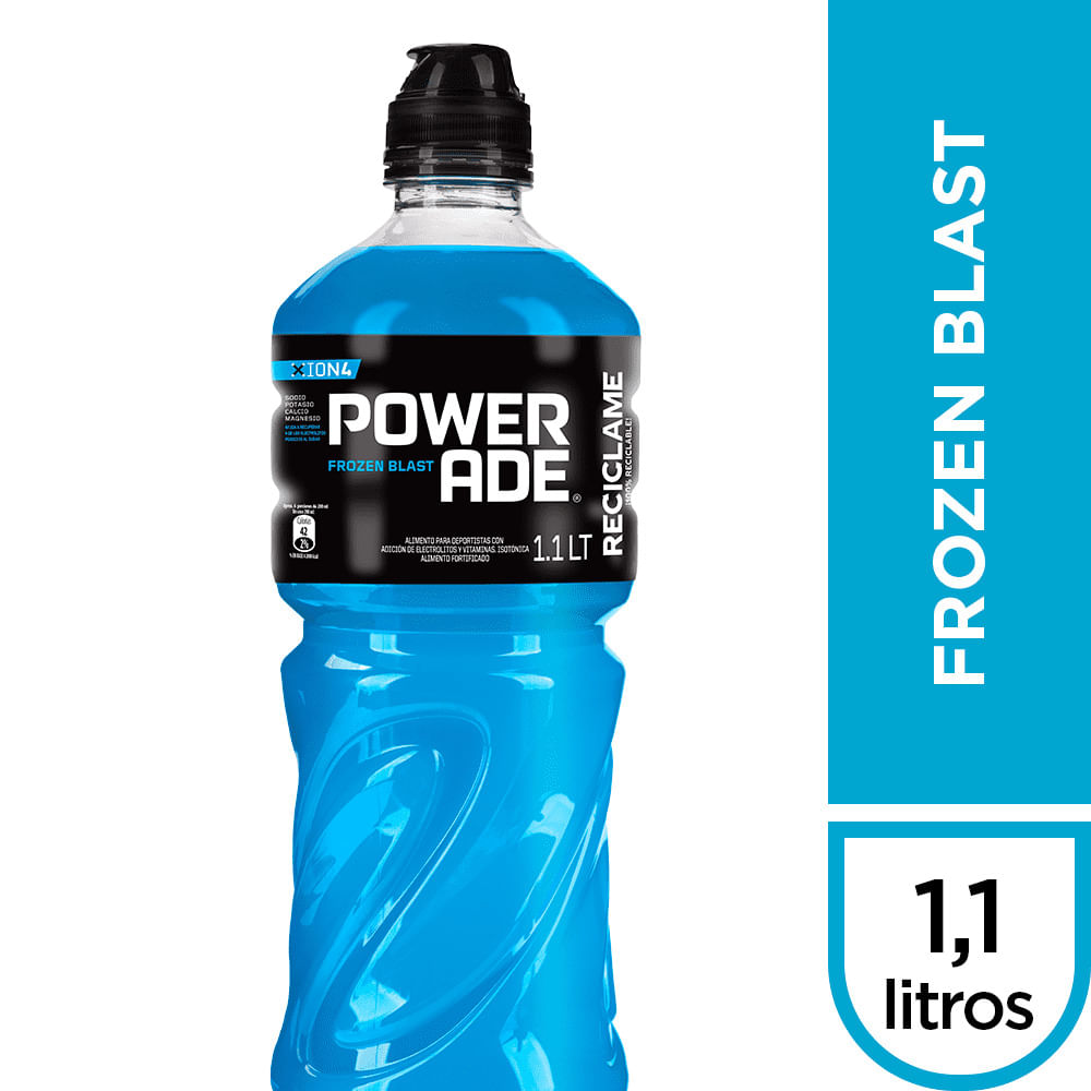 Bebida isotónica zero frozen blast Poweraide 1.1 L