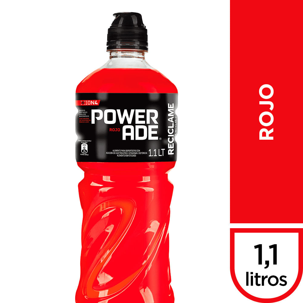 Bebida isotónica rojo Powerade 1.1 L