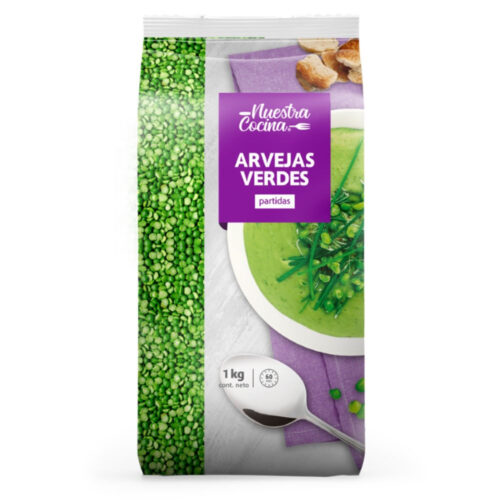 Arvejas partidas bolsa Nuestra cocina 1 kg