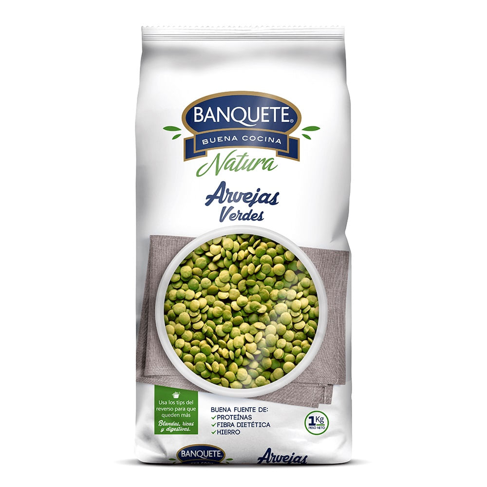 Arvejas verdes Banquete 1 kg