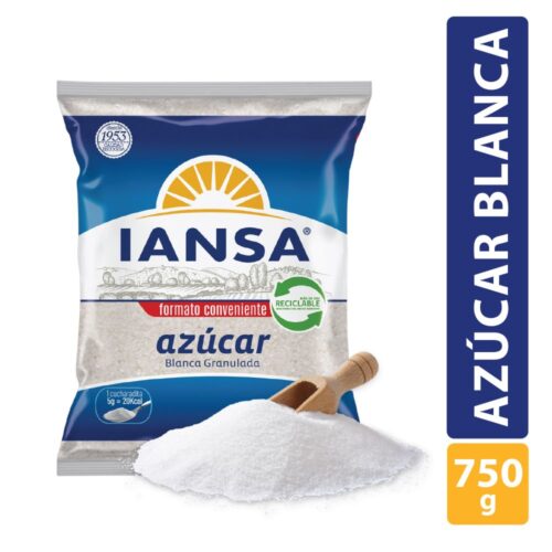 Azúcar blanca granulada Iansa 750 g