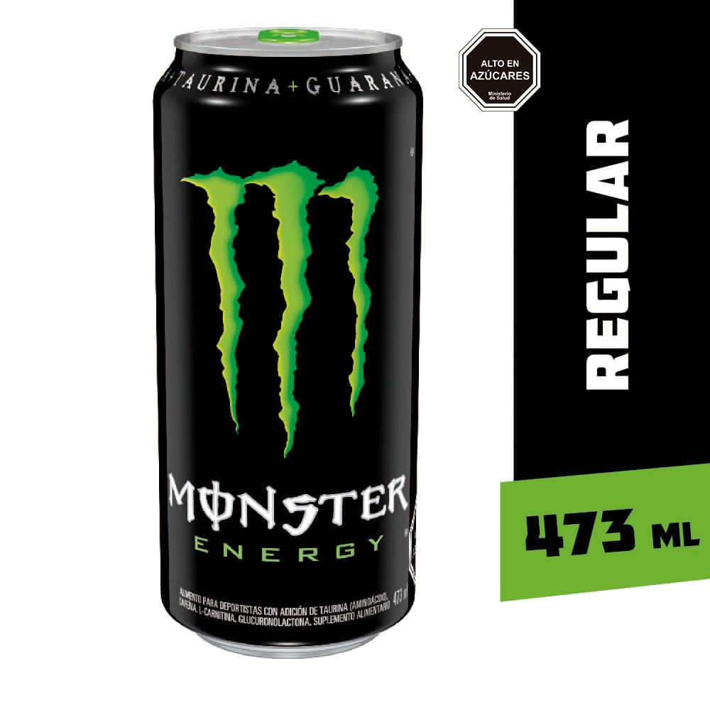 Bebida energética energy regular Monster lata 473 ml