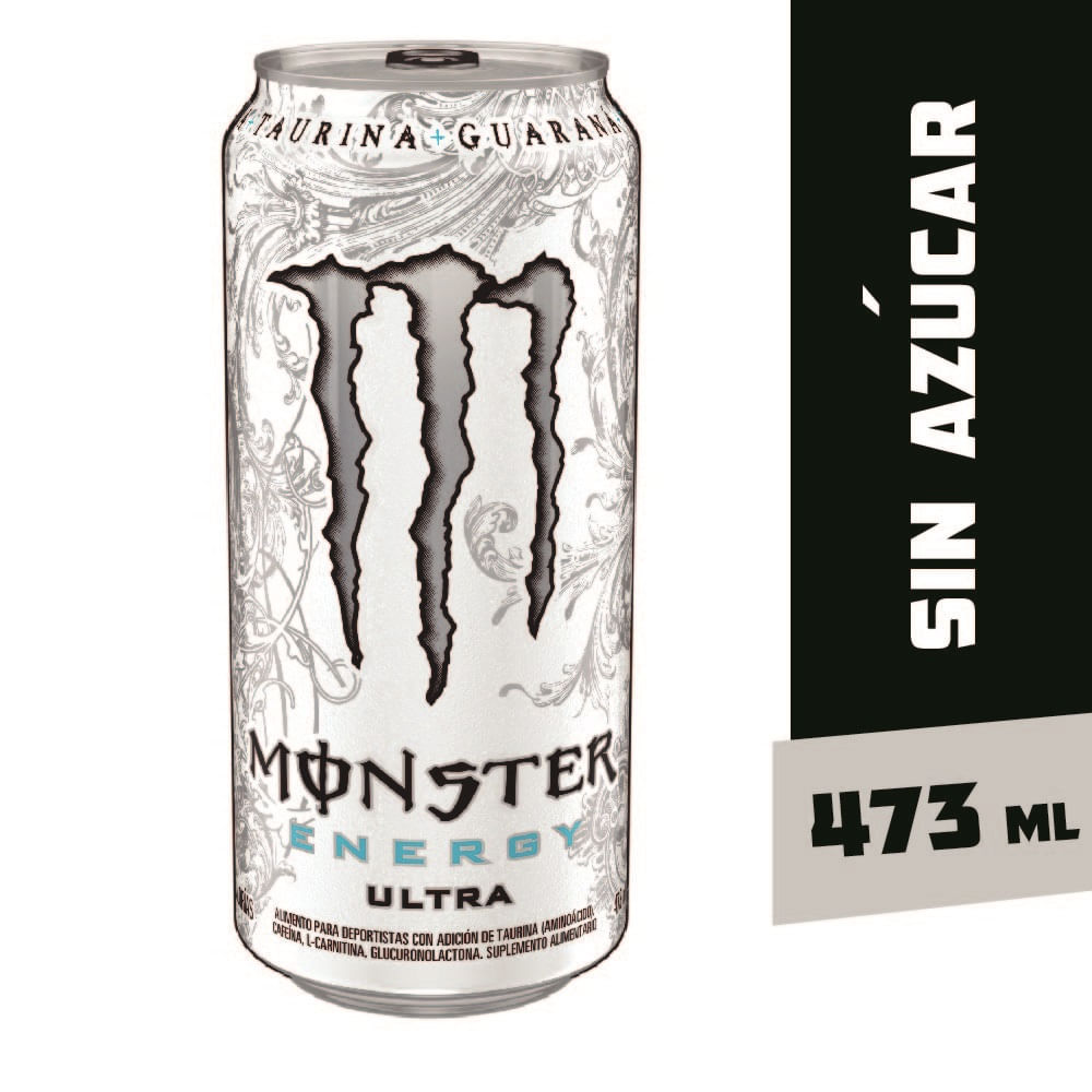 Bebida energética energy ultra lata Moster 473 ml