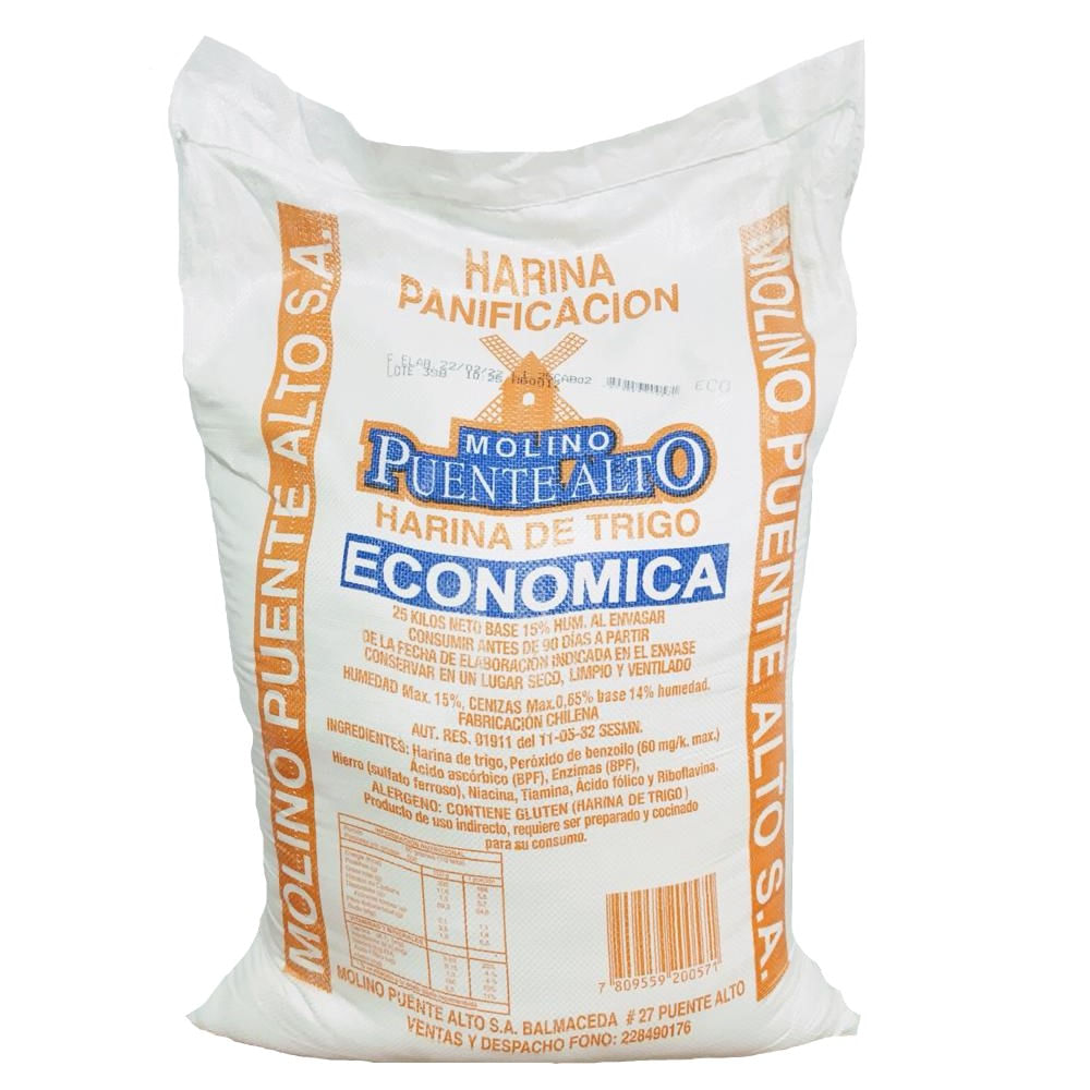 Harina sin polvos económico Molina Pte Alto 25kg