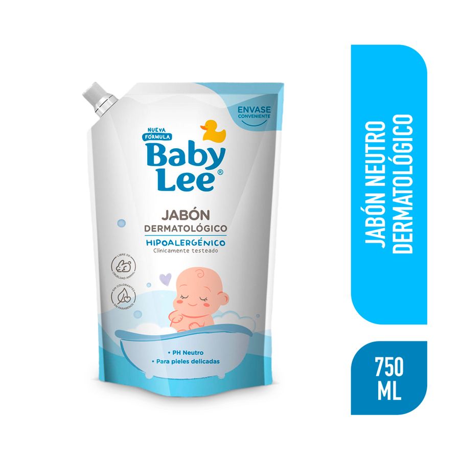 Jabón Baby Lee Hipoalergénico Doypack 750 ml