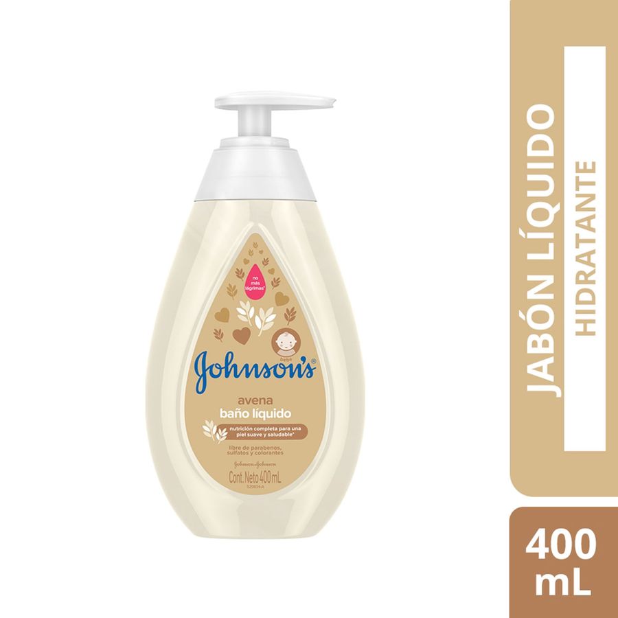 Jabón Líquido para Bebés Johnson's Avena 400 ml