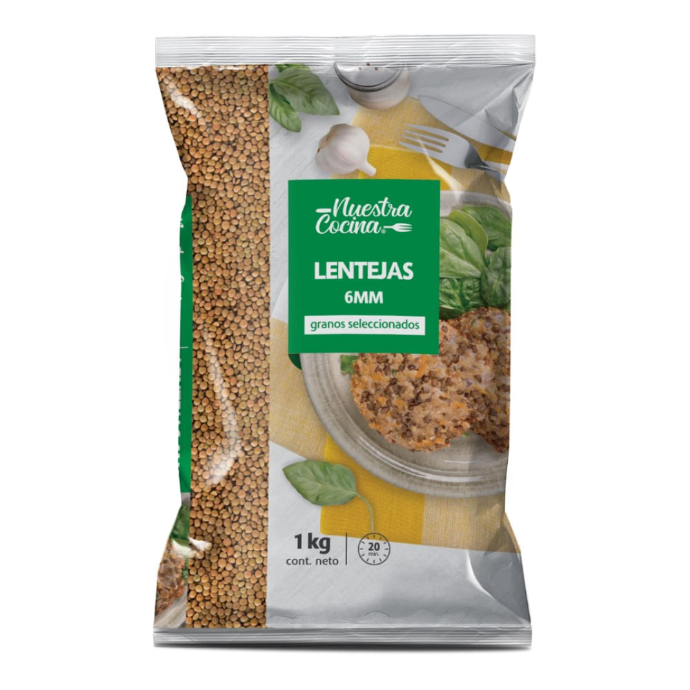 Lentejas 6 mm Nuestra cocina 1 kg