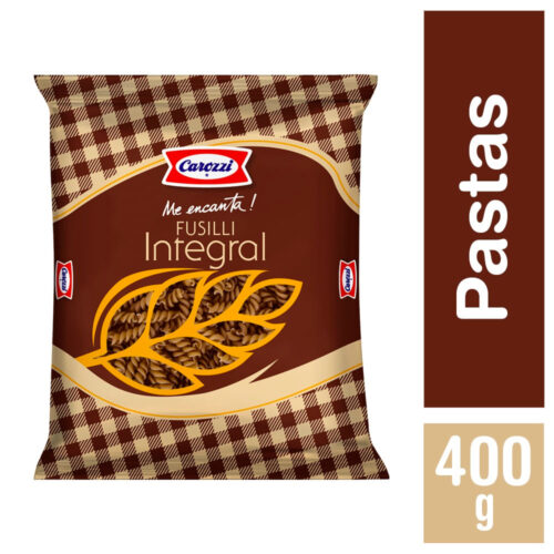 Pasta espiral integral Carozzi 400 g