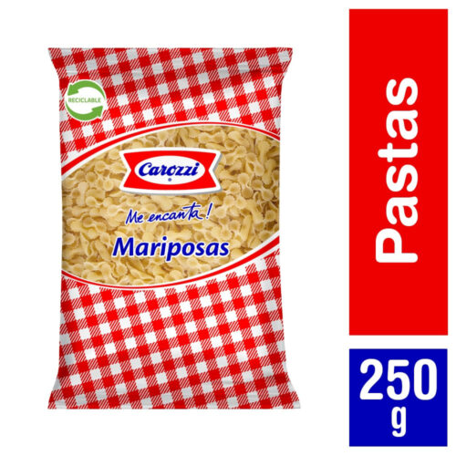 Pasta mariposas Carozzi 250 g