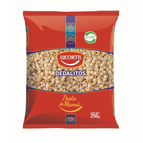 Pasta para sopa dedalito N°31 Lucchetti, 250 g
