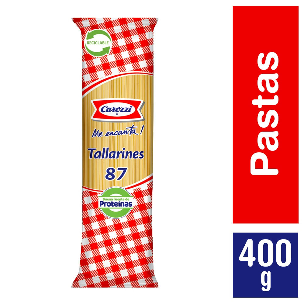 Pasta tallarines n°87 Carozzi 400 g