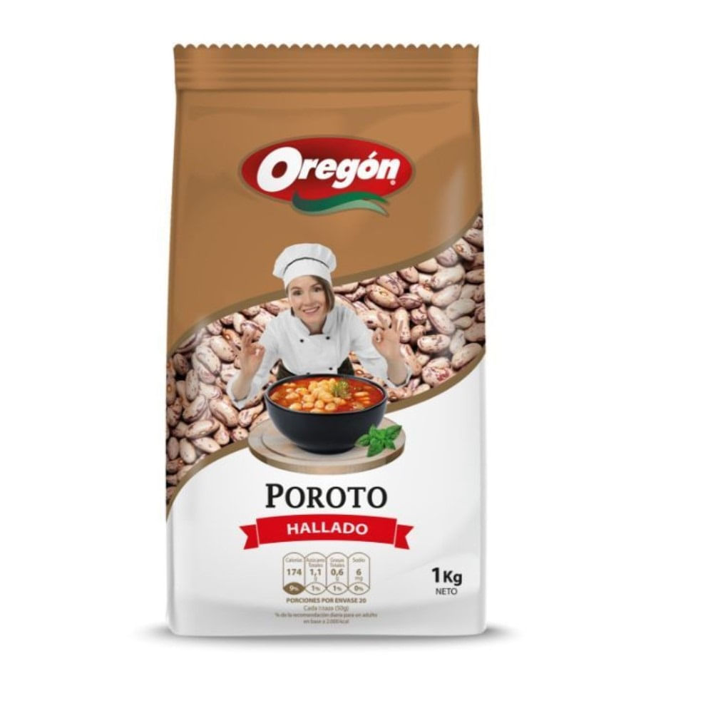 Porotos hallados Oregon 1 kg