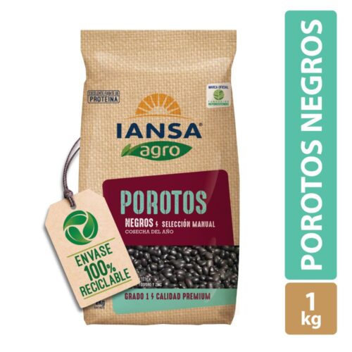Porotos negros Iansa agro 1 kg