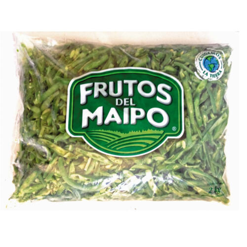 Porotos verdes congelados Frutos del Maipo corte francés 2 Kg