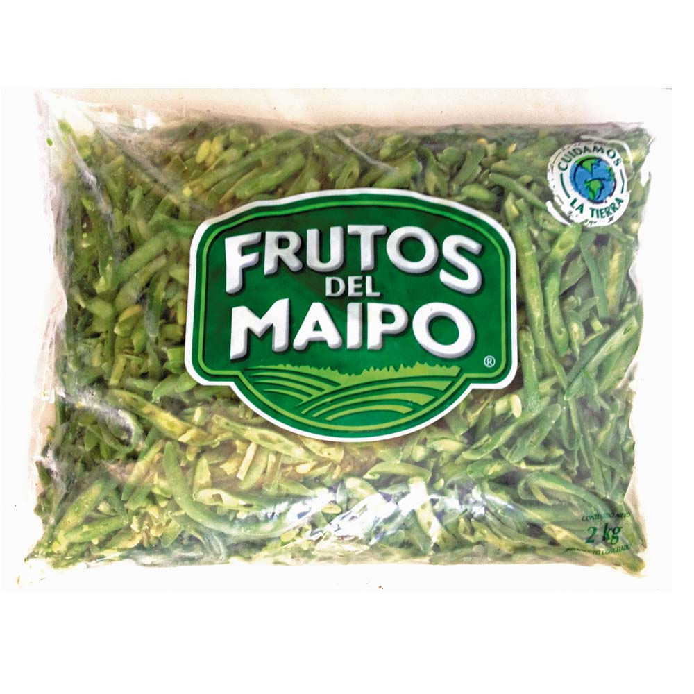 Porotos verdes congelados Frutos del Maipo corte francés 2 Kg