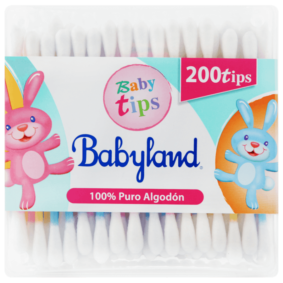 Varitas de Algodón Babyland Baby Tips 200 un.