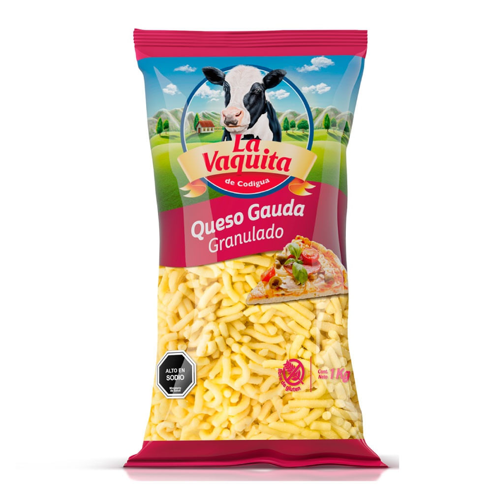 Queso gauda granulado La vaquita 1 kg