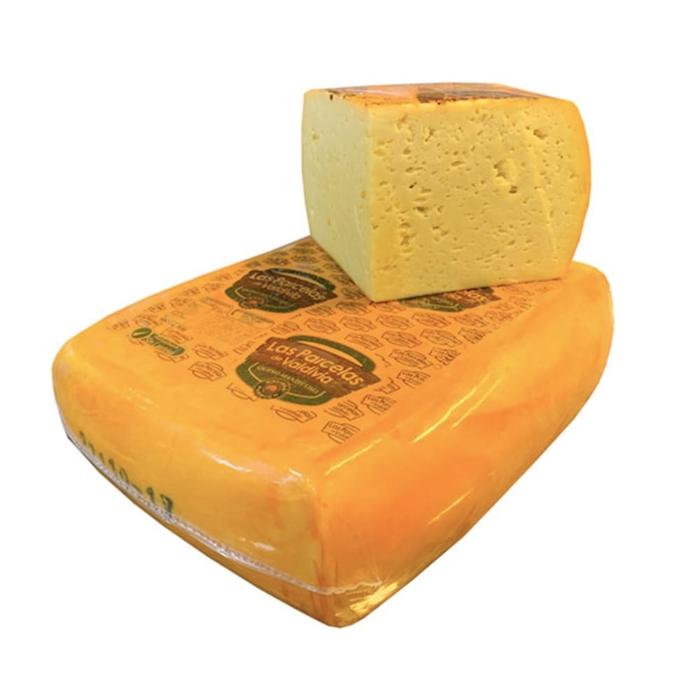 Queso mantecoso barra granel Las parcelas de valdivia 3 Kg