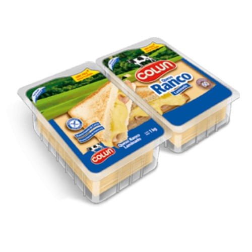 Queso ranco laminado Colun 1 Kg