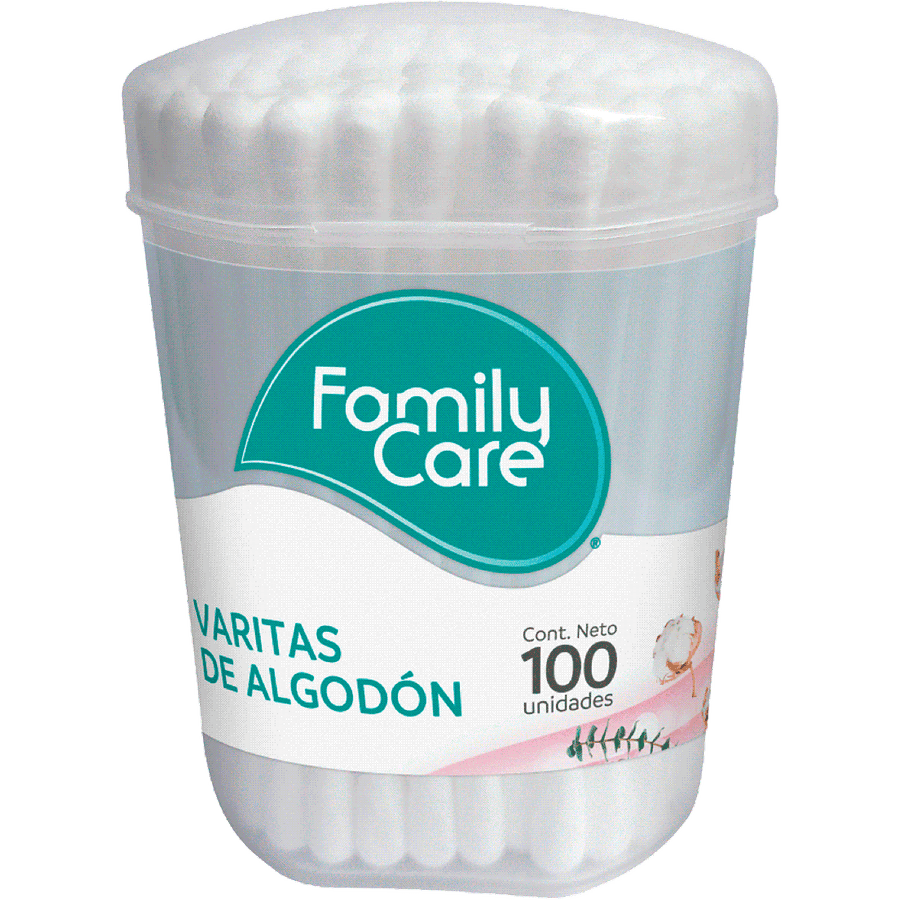 Varitas de Algodón Family Care 100 un.