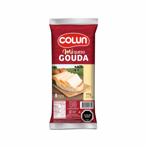 Queso gauda laminado Colun 1 kg