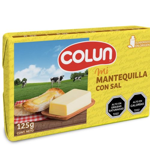 Mantequilla colun con sal pan 125g