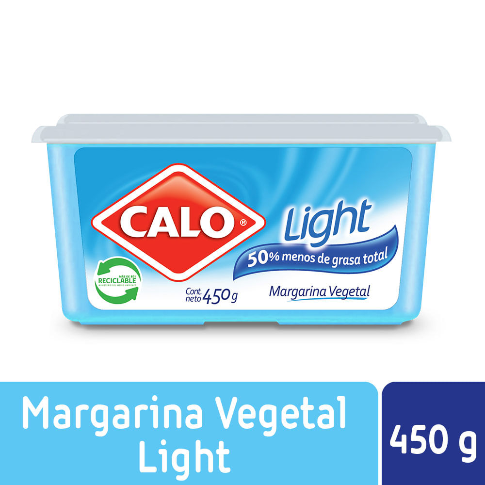 Margarina calo light pote 450g