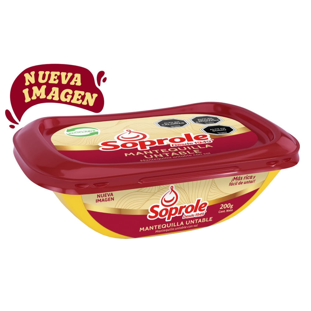 Mantequilla untable soprole pote 200g