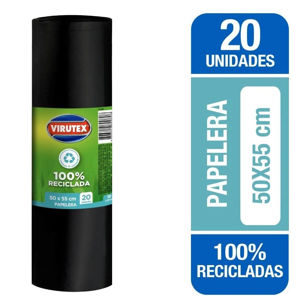 Bolsa para basura 50 x 55 cm reciclada