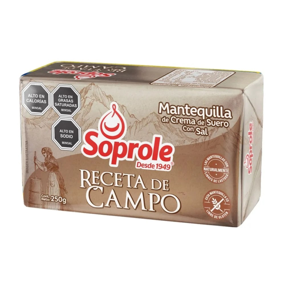 Mantequilla receta de campo pan 250 g