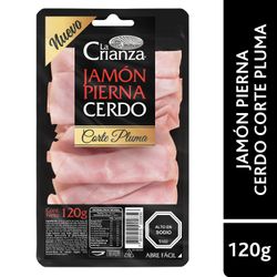 Jamón Pierna Cerdo La Crianza Corte Pluma 120 g