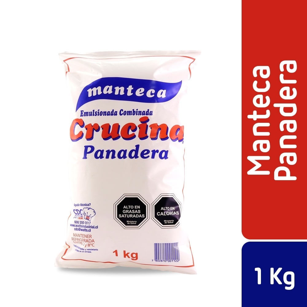Manteca Crucina panadera vegetal 1kg