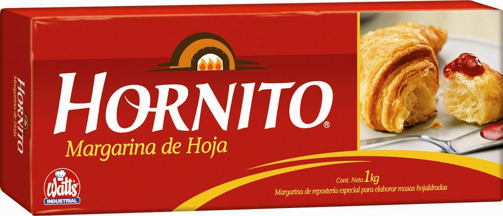 Margarina hornito Watt´s 1 Kg